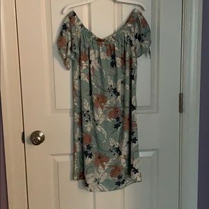 Floral Off the shoulder dress